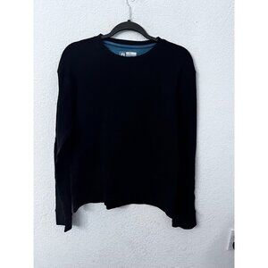 Avalanche Mens Black Thermal Long-Sleeve Crewneck Shirt size XL